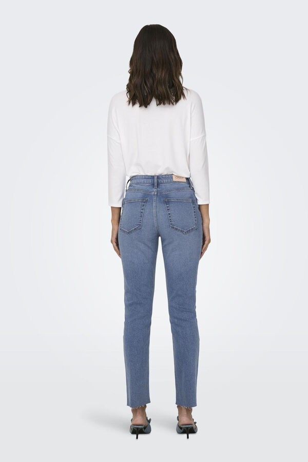 Only Straight Jeans azul