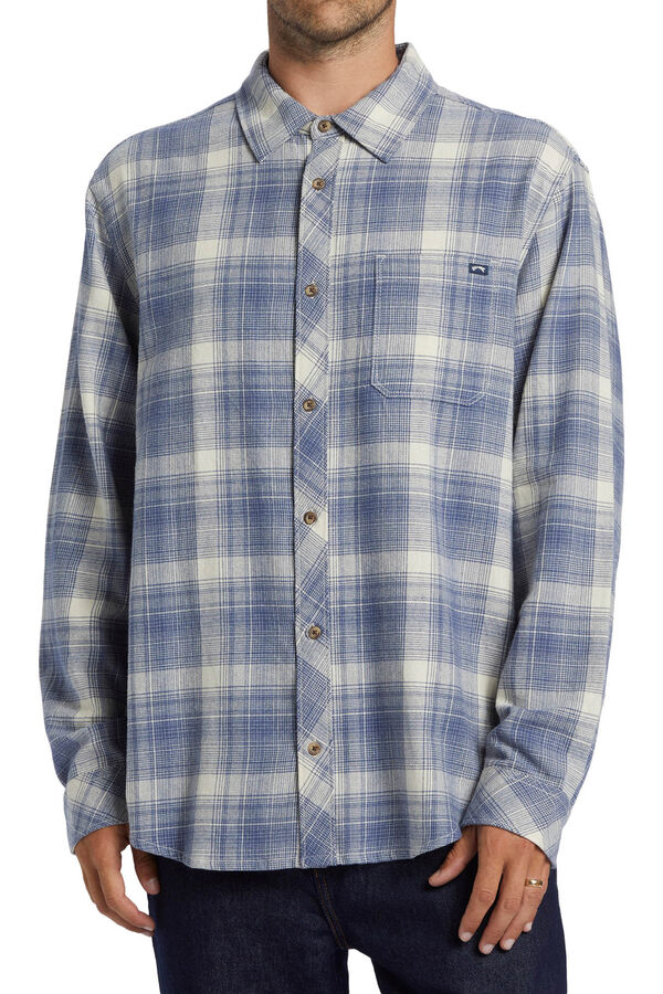 Billabong Camisa de franela para Hombre azul