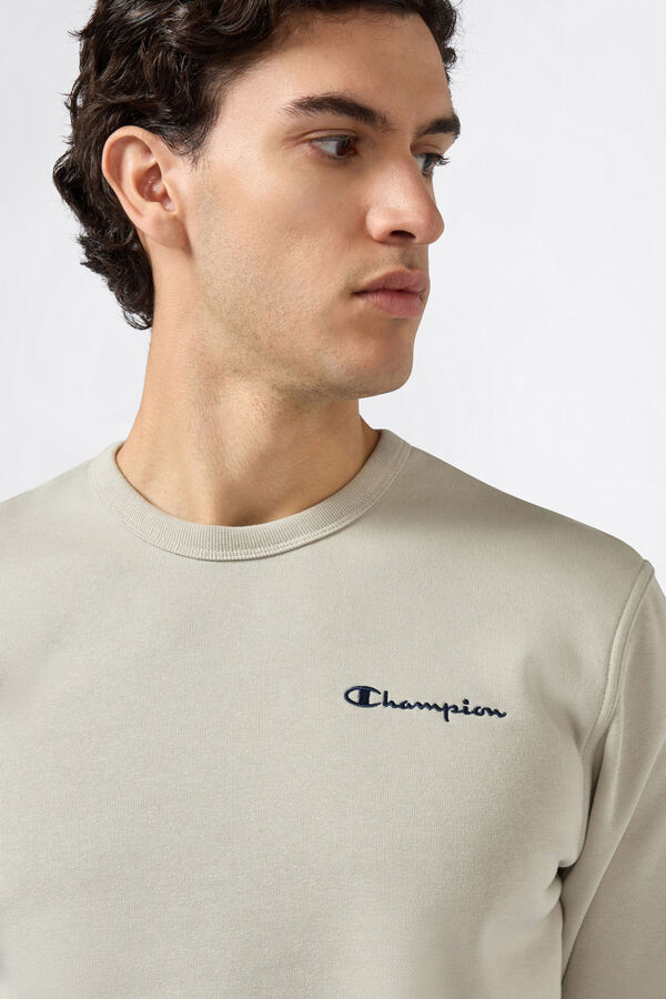 Champion Sweatshirt Champion com gola caixa bege