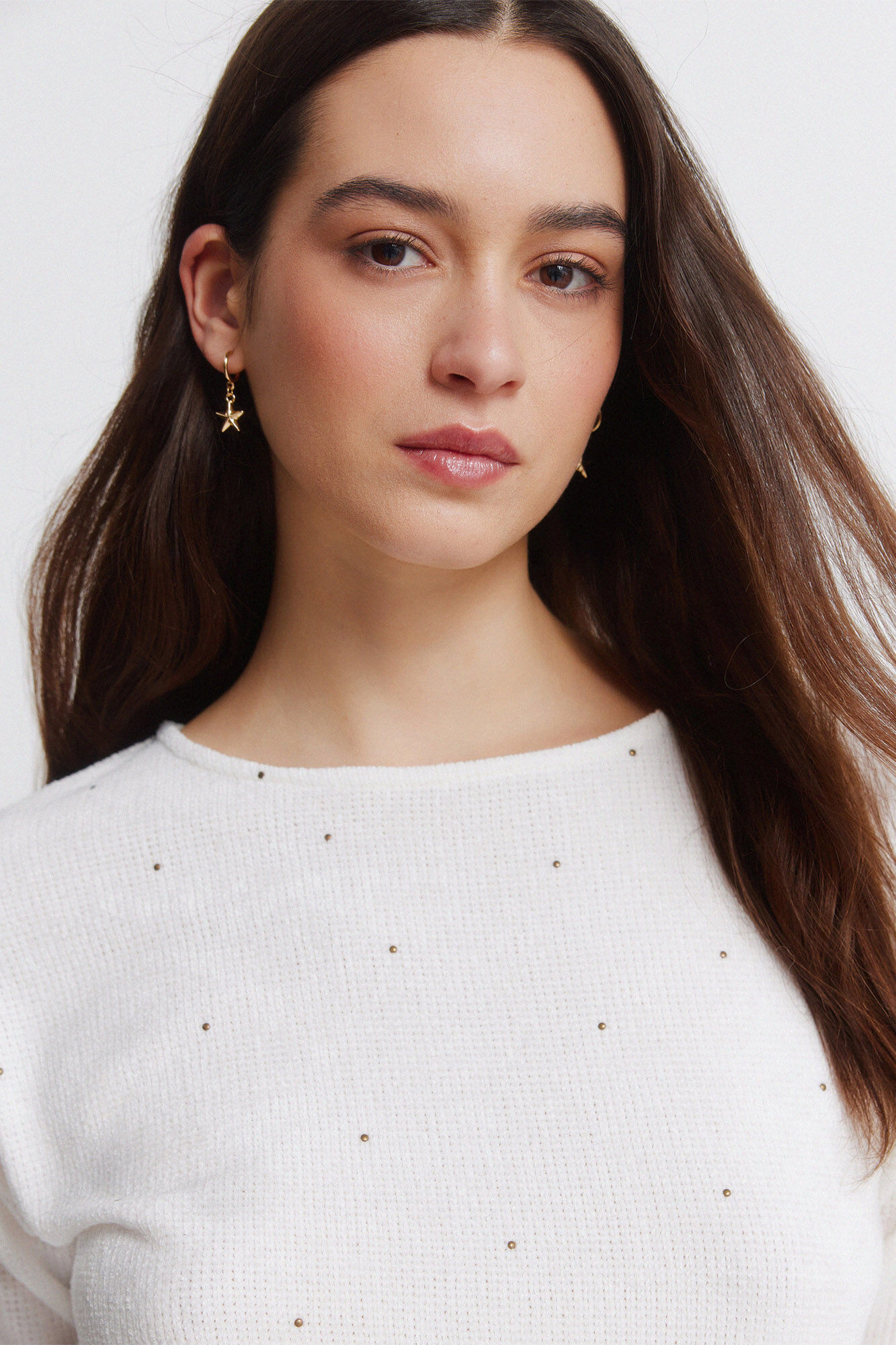 Springfield T-shirt cravejada de chenille