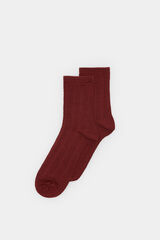 Springfield Calcet&iacute;n largo estructura burdeos