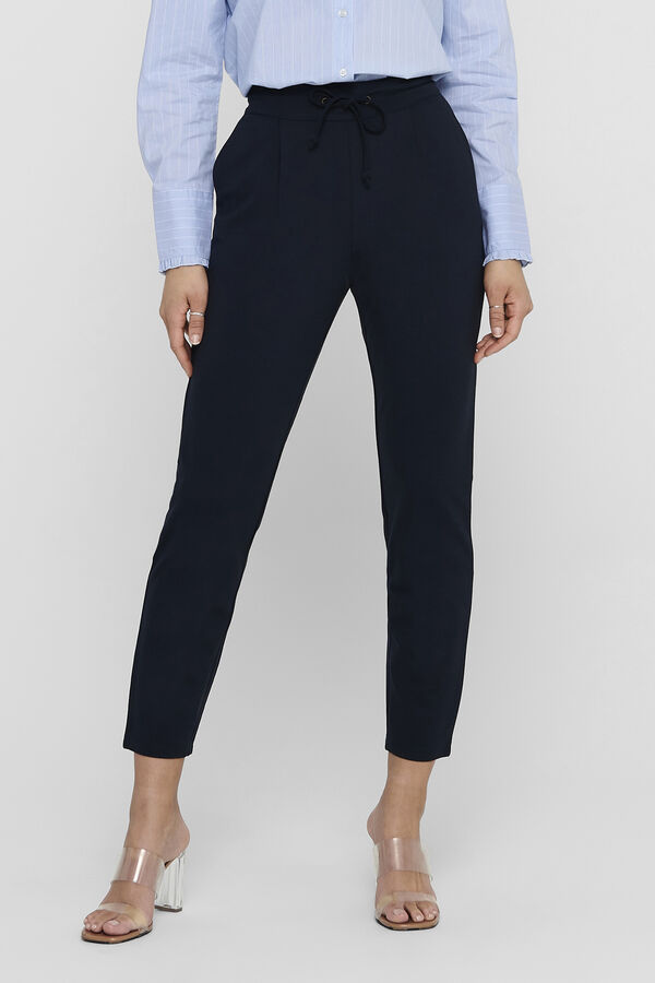 JDY Cal&ccedil;as de malha cinzento