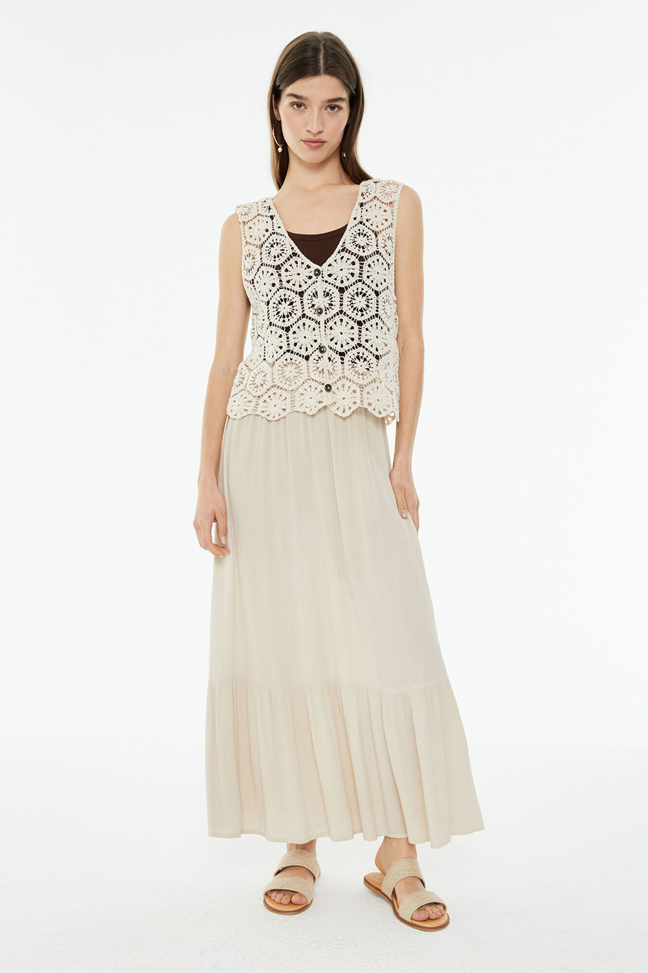 System Action Falda larga de b&aacute;mbula