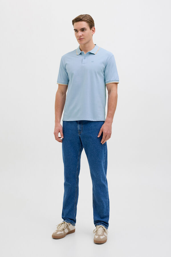 JJ REBEL Polo regular fit azul