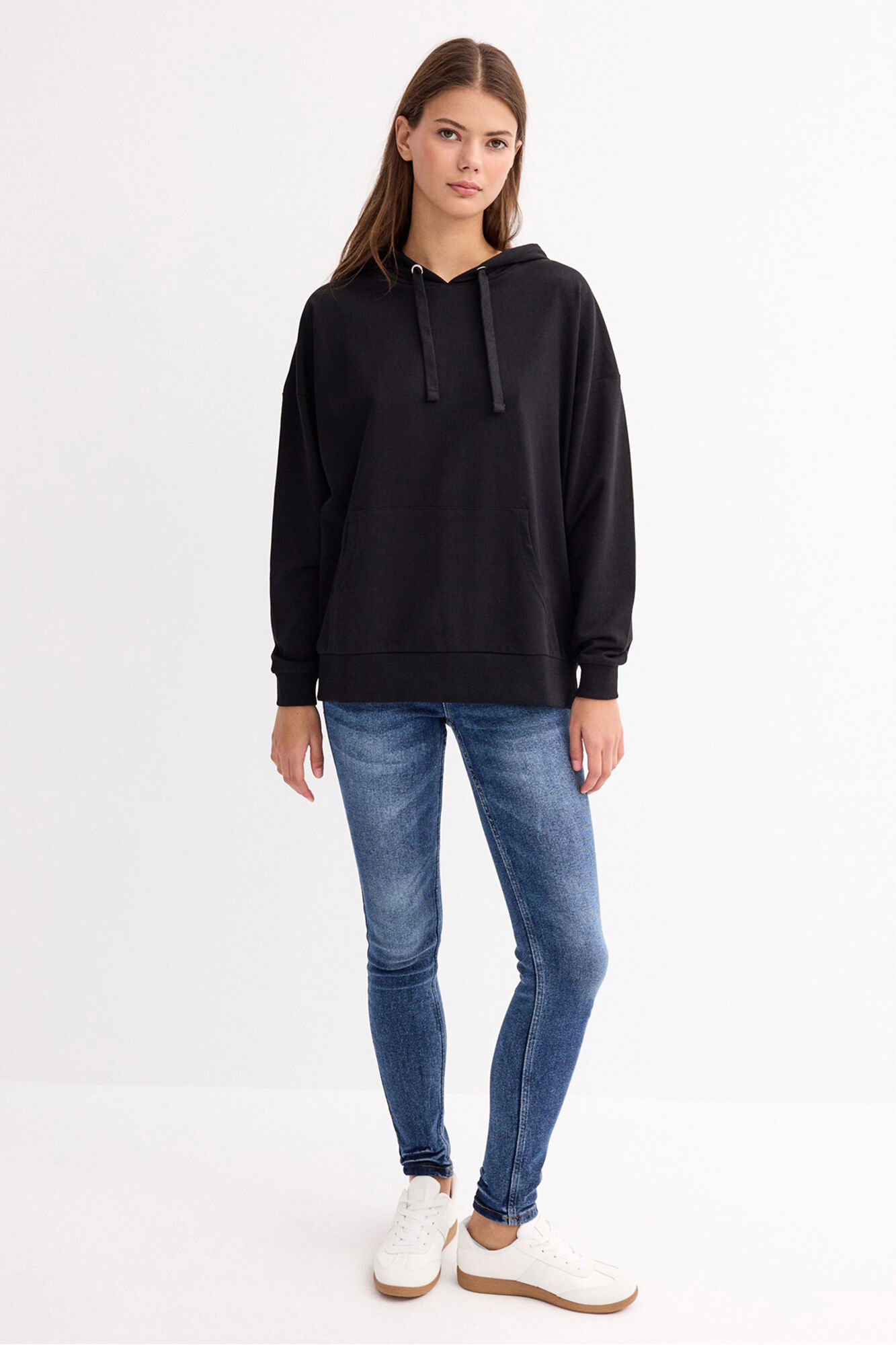 Inside Sweatshirt com bolso canguru e
