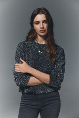 High Spirits Jersey Lacee gris