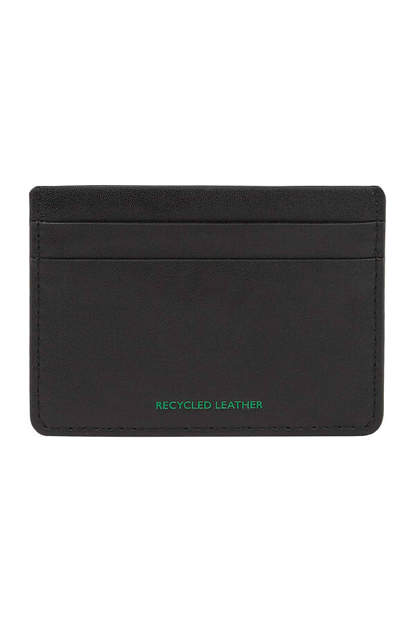 Tommy Jeans Cartera Tommy Jeans negra con logo bordado negro
