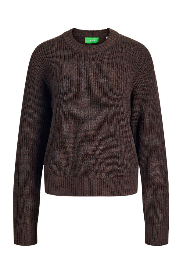 Jack & Jones Jersey b&aacute;sico de punto plano marr&oacute;n