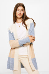 Springfield Cardigan Comprido Aberto azul