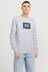 Jack & Jones Sweatshirt de ajuste padr&atilde;o branco