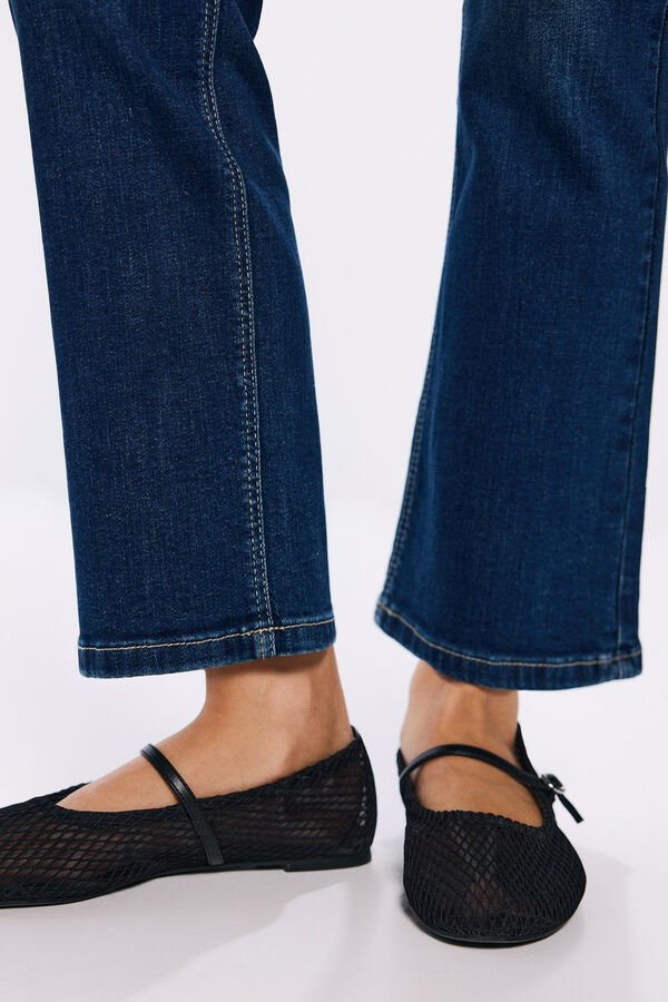 Springfield Jeans kick flare azul