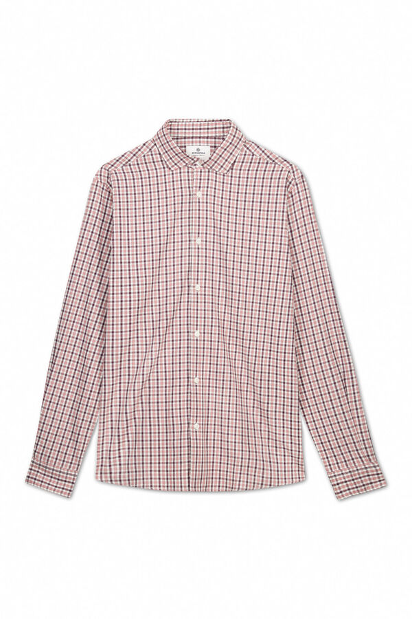 Springfield Camisa xadrez pequena rosa