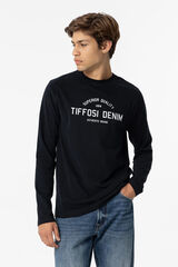 Tiffosi T-shirt tato suave com estampado floral azul