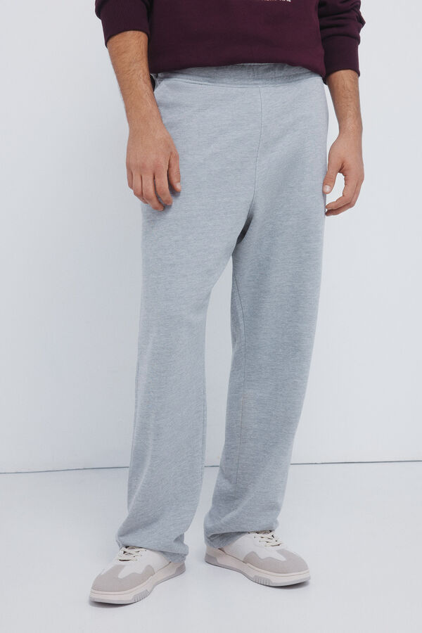 Springfield Pantal&oacute;n chandal ancho gris