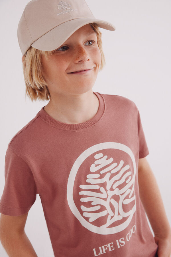 Springfield Kids Camiseta Arbol ni&ntilde;o rosa