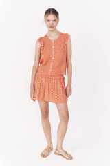 La Vecina Rubia blusa de bambu azul