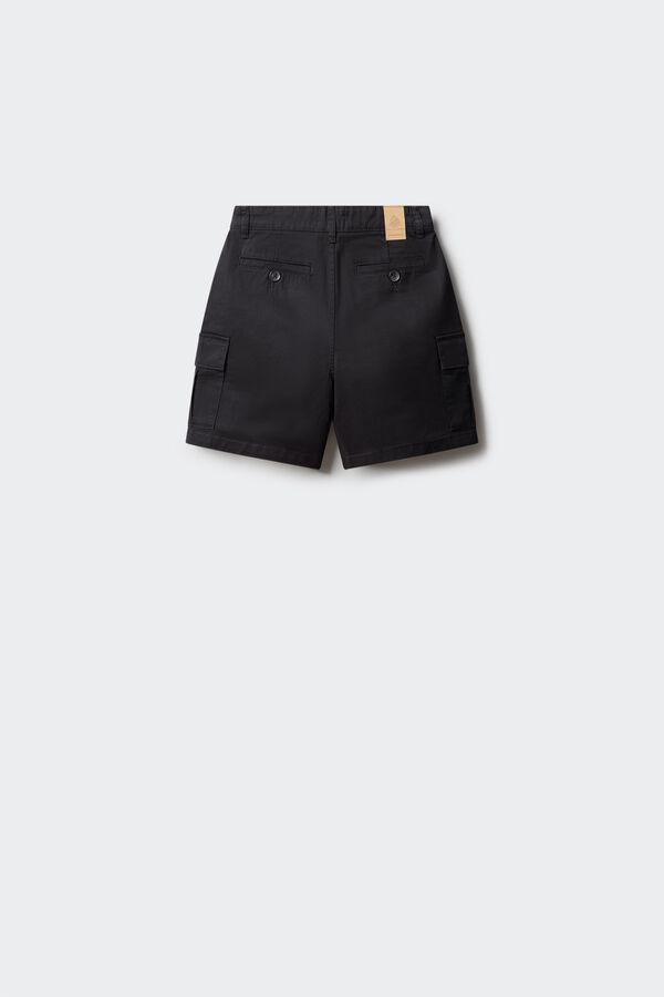 Springfield Kids Bermuda chino cargo de menino preto
