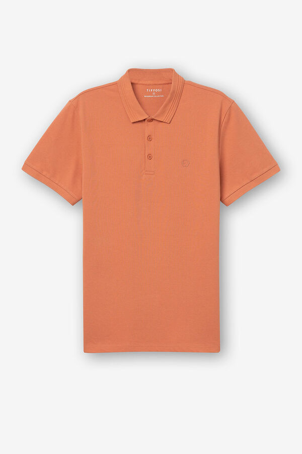 Tiffosi Polo piqu&eacute; borgonha