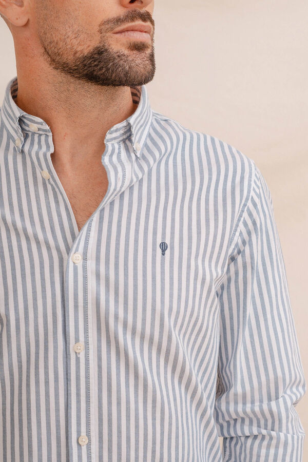 Celopman Camisa Oxford azul