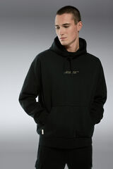 Springfield Sudadera capucha logo Pedri x Springfield negro