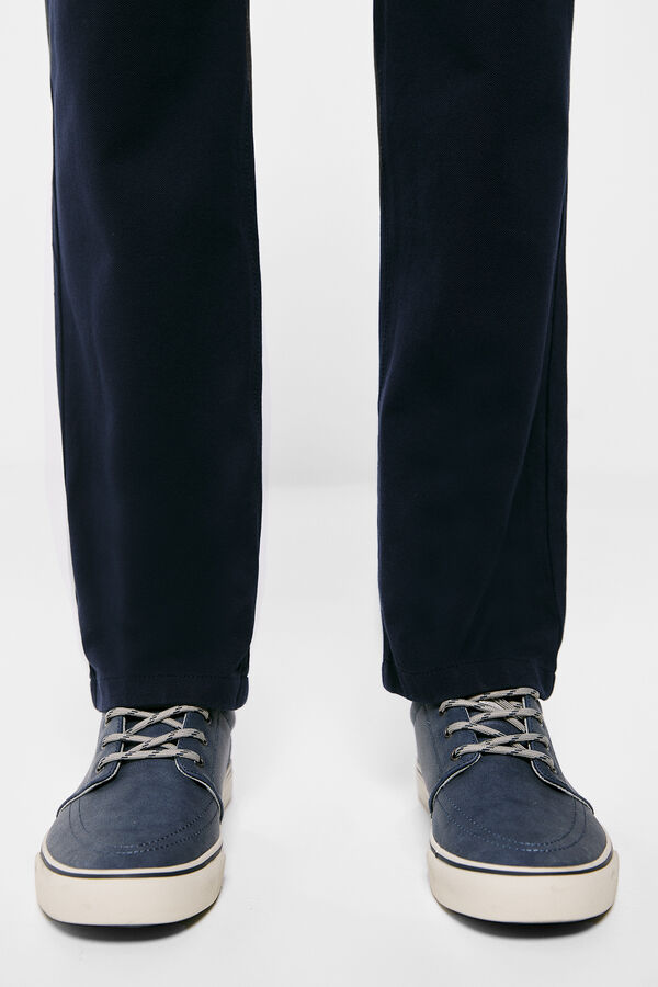 Springfield Chino piqu&eacute; azul