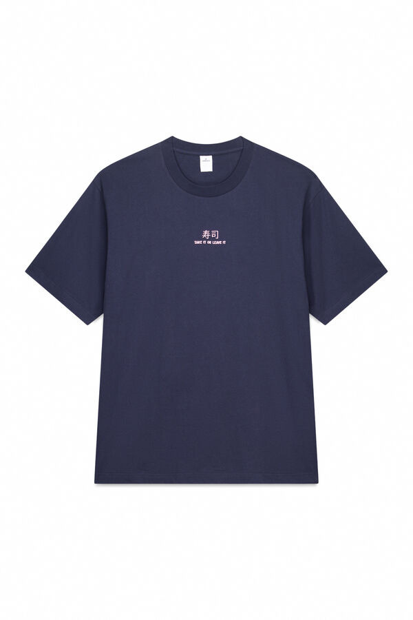 Springfield Camiseta "pegue ou deixe" azul