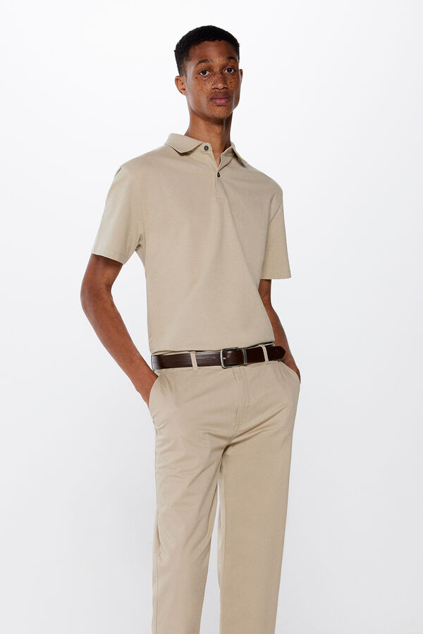 Springfield Cintur&oacute;n piel invisible negro