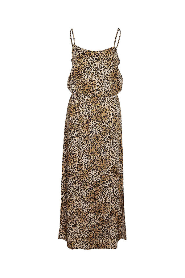 Noisy May Vestido de alças comprido preto