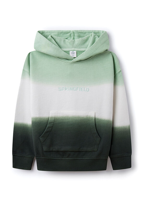 Springfield Kids Sudadera dip dye ni&ntilde;o verde