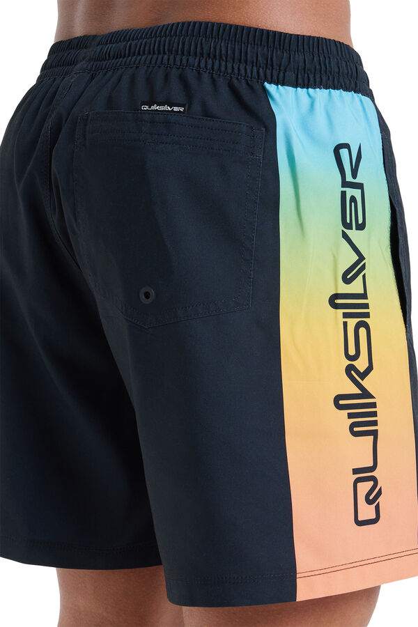 Quiksilver Everyday Holmes 16" - Shorts de Nata&ccedil;&atilde;o Masculino preto