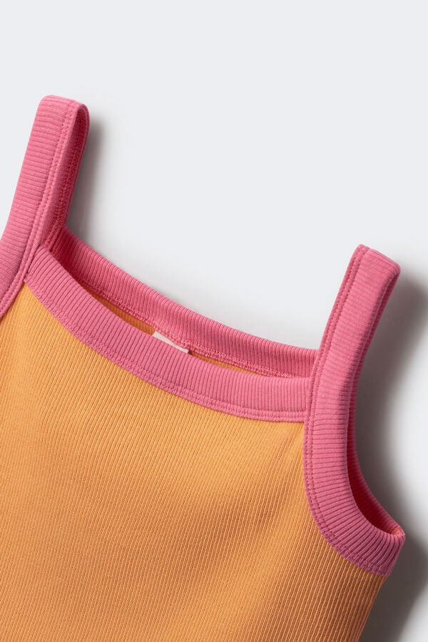 Springfield Kids malha de malha com alças para menina vermelho