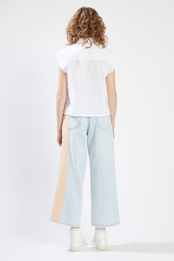 Pimkie Camisa sin mangas blanco