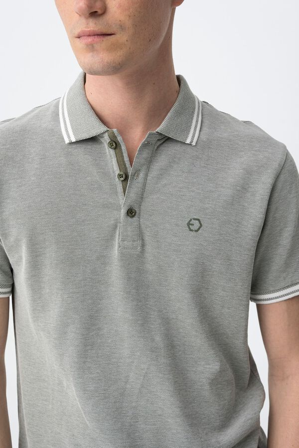 Tiffosi Polo regular fit gris