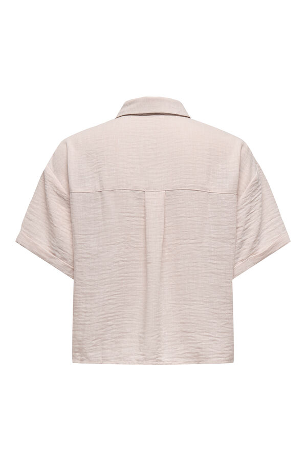 JDY Camisa manga curta bege