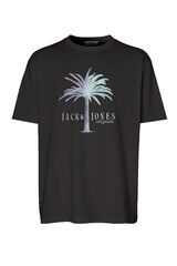 Jack & Jones PLUS Camiseta regular fit estampa PLUS negro