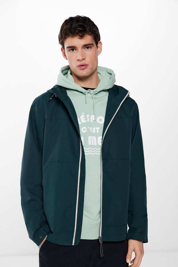 Springfield Parka técnica verde