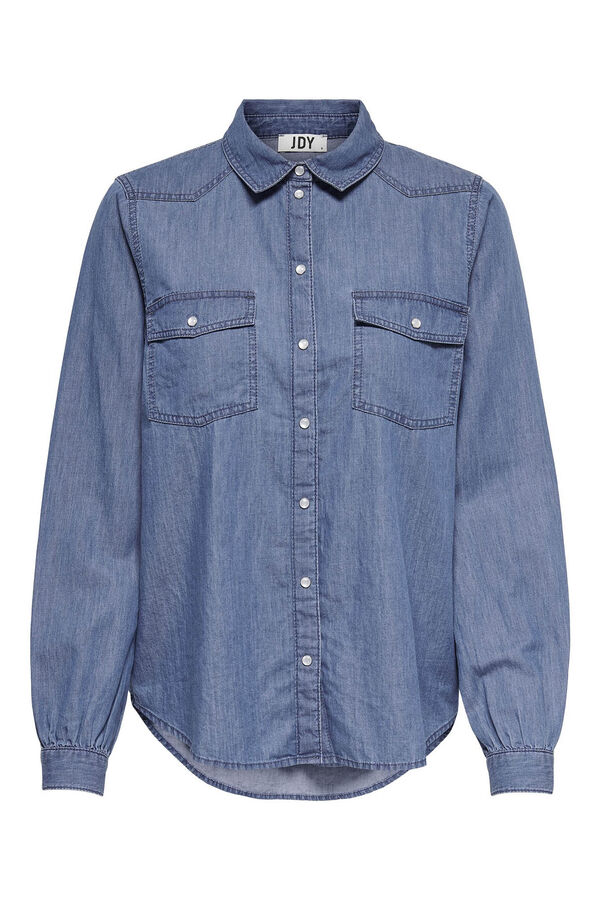 JDY Camisa denim azul