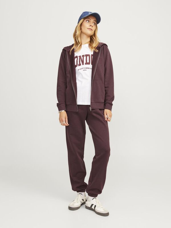 Jack & Jones Sweatshirt com fecho-&eacute;clair rosa