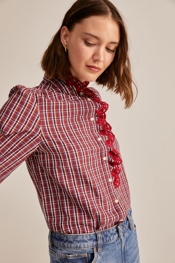 Camisetas Blancas Mujer Camiseta Springfield Mujer Bordado Suizo