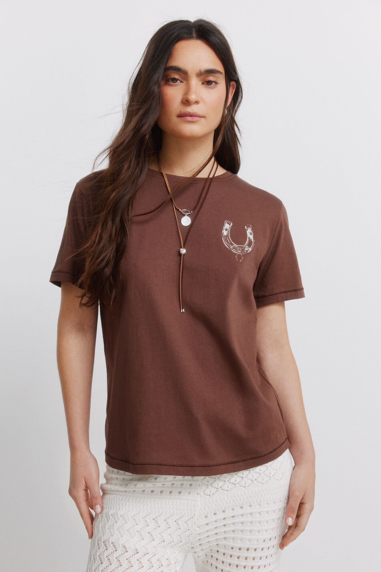 Springfield T-shirt de algod&atilde;o com desenho