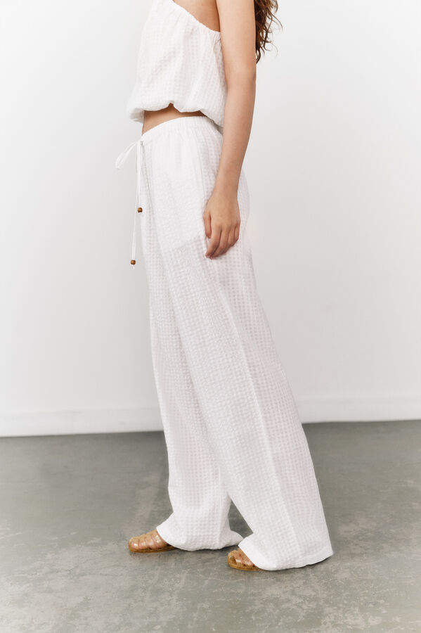 High Spirits Calças goiaba branco