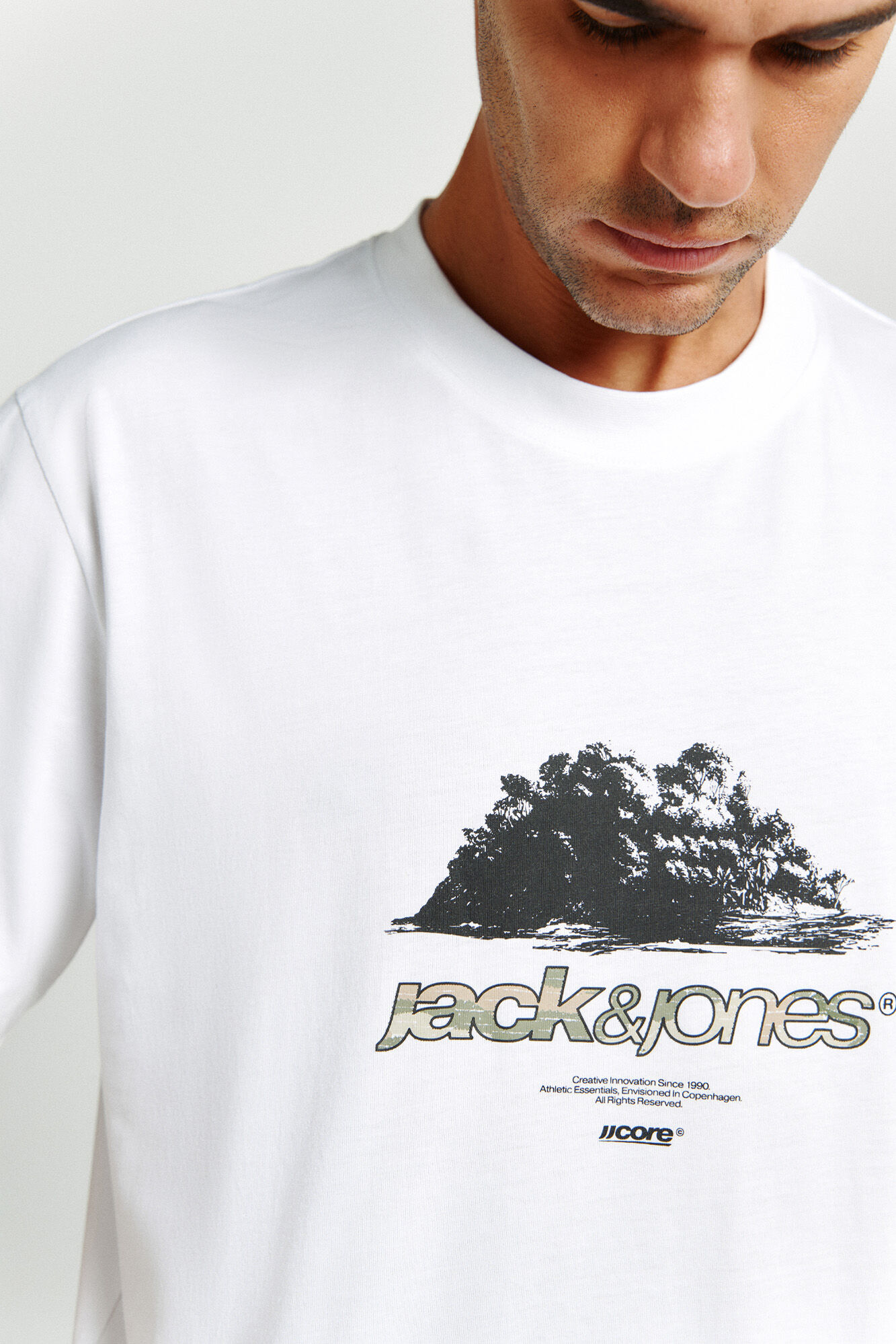 Jack & Jones Camiseta regular fit algod&oacute;n