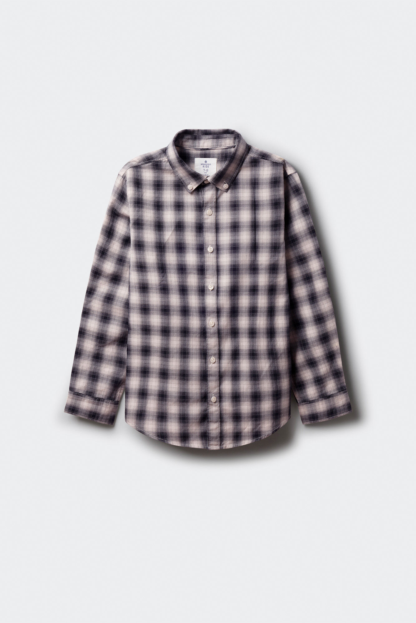 Springfield Kids Camisa xadrez lenhador para meninos