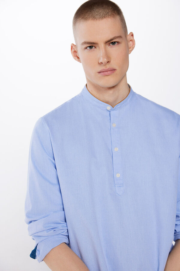 Springfield Camisa polo mao estrutura azul