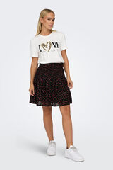 Only mini-saia vermelho