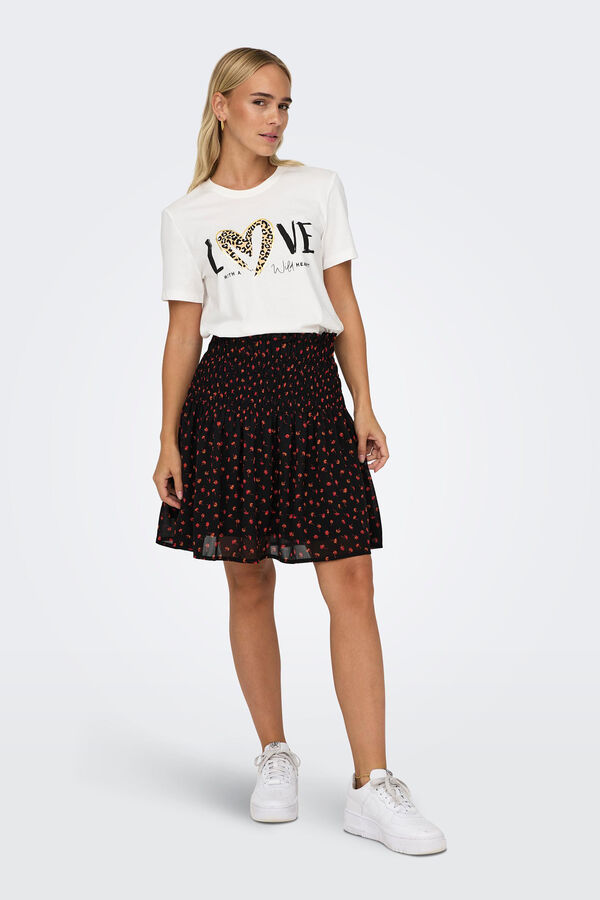 Only mini-saia vermelho