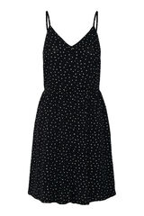 Pieces Vestido midi de tirantes negro