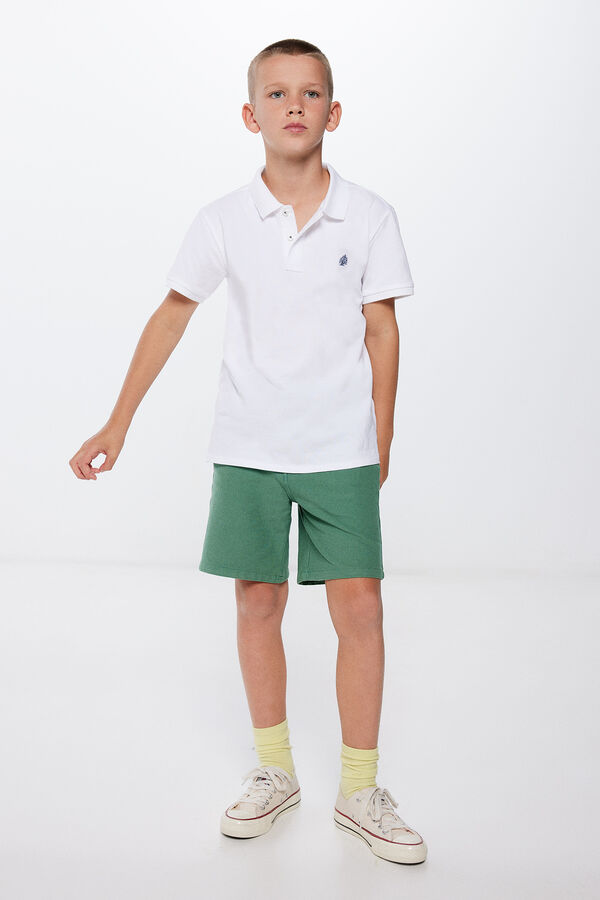 Springfield Kids Bermudas piqu&eacute; ni&ntilde;o verde