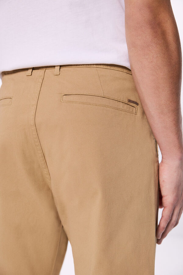 Springfield Cal&ccedil;as chino regular fit castanho