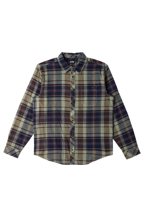 Billabong Camisa de franela para Hombre verde